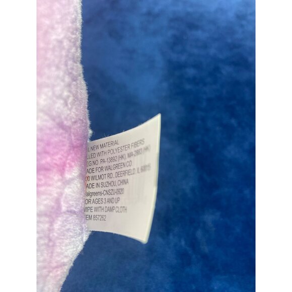 Hug Me Large Pink &‎ Purple Tie Dye Stuffed Dragon Plush - Picture 6 of 7